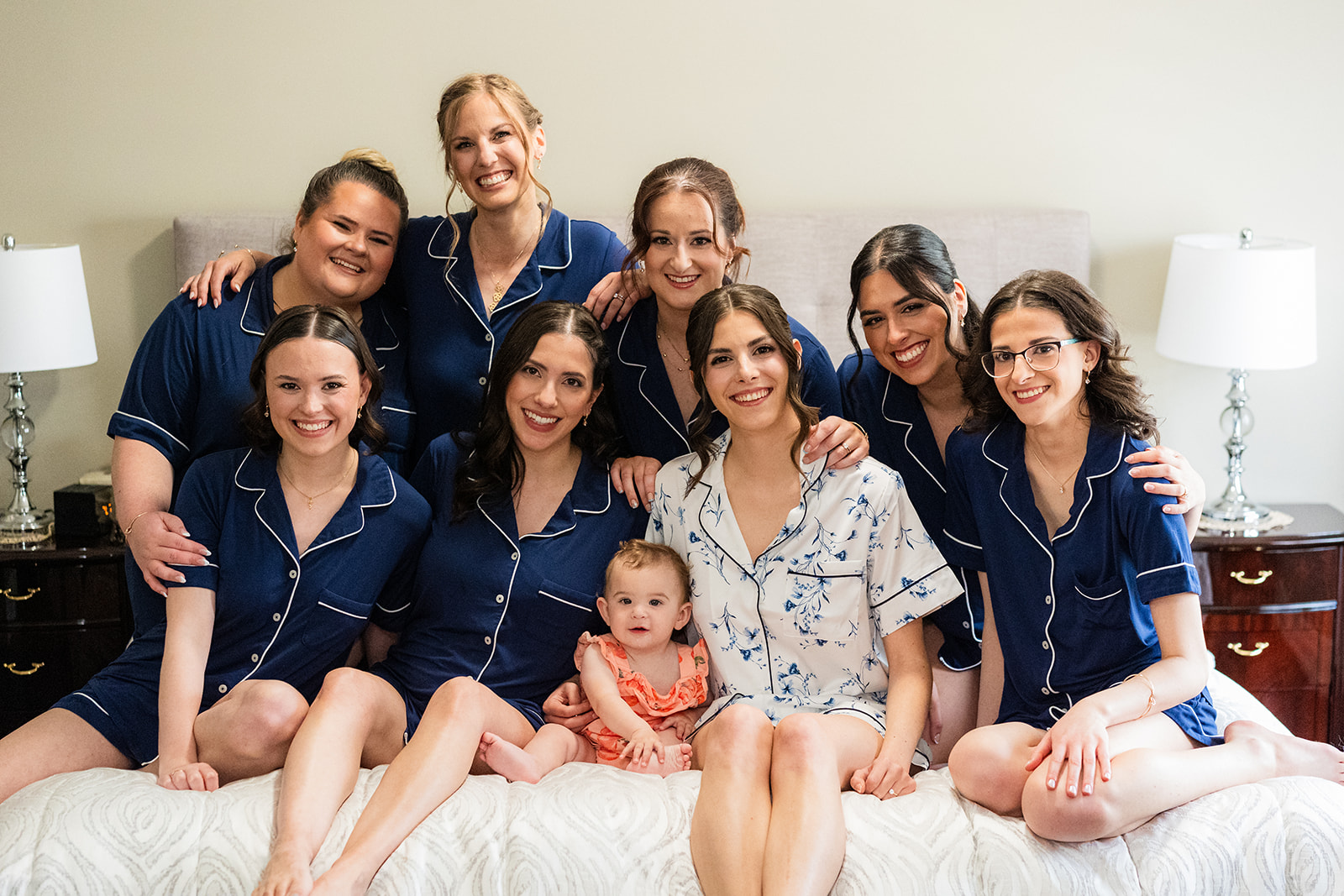 Wedding morning with Keanna and her bridesmaids